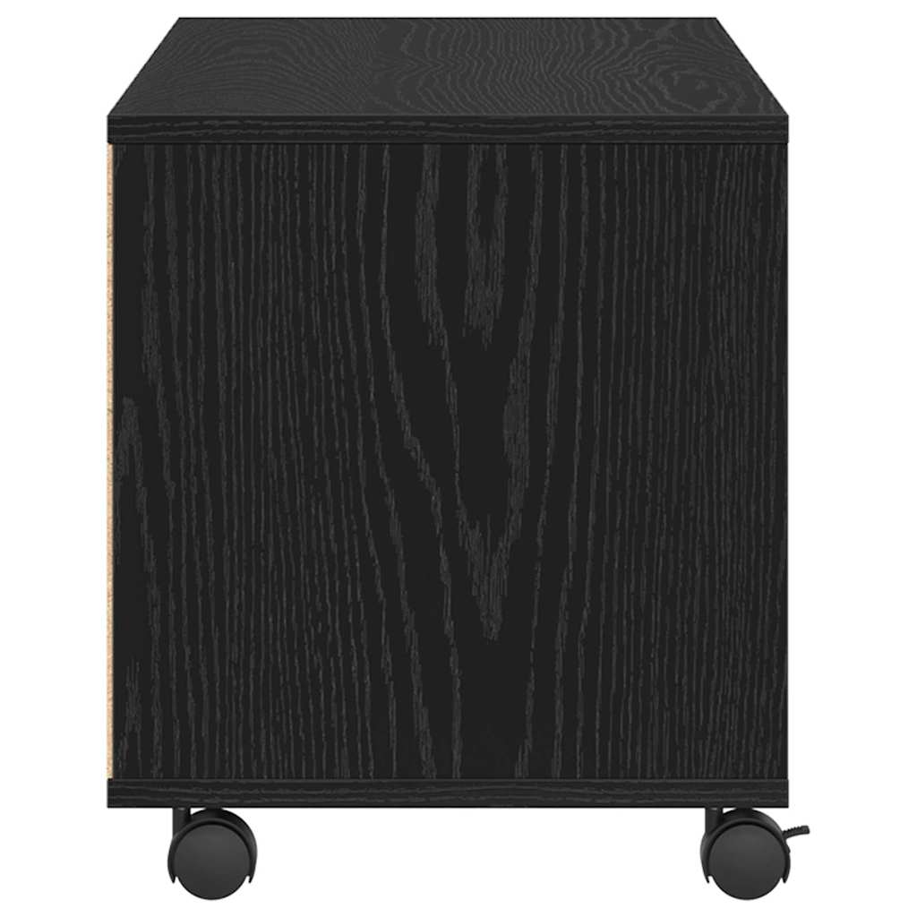 TV-skab 90 x 35 x 40.5 cm Sort Konstrueret træ