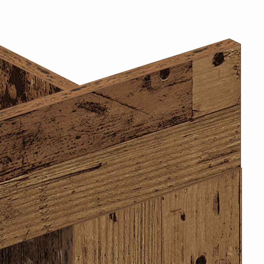 TV-skab 152 x 22 x 113 cm Gammelt træ Konstrueret træ
