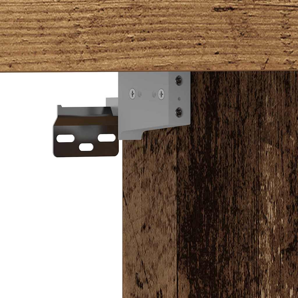 TV-skab 152 x 22 x 113 cm Gammelt træ Konstrueret træ