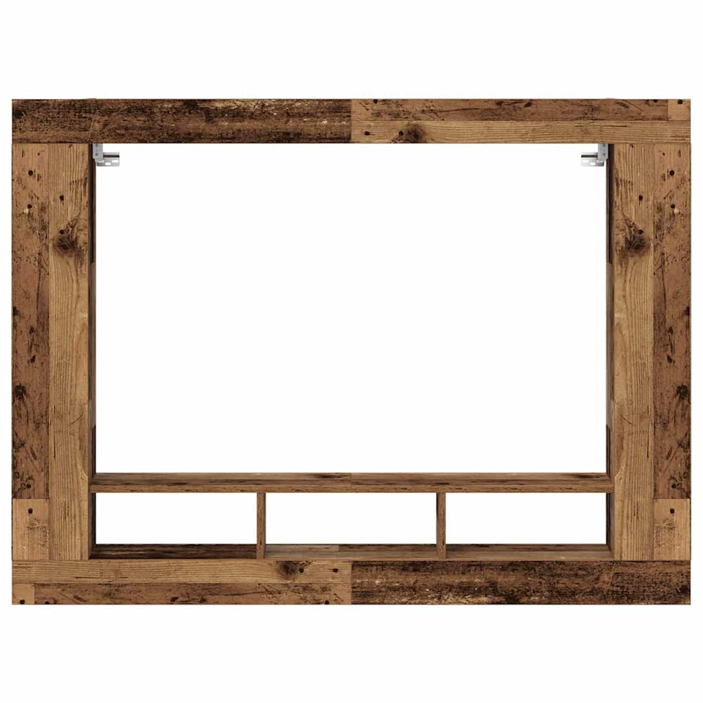 TV-skab 152 x 22 x 113 cm Gammelt træ Konstrueret træ