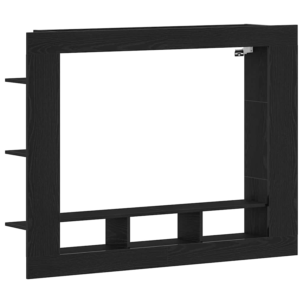 TV-skab 152 x 22 x 113 cm Sort eg Konstrueret træ