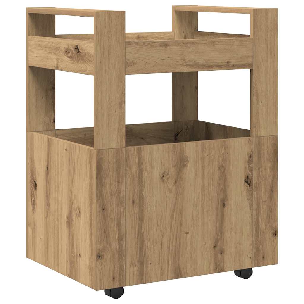 Køkkenvogn artisan eg 60 x 45 x 80 cm Konstrueret træ