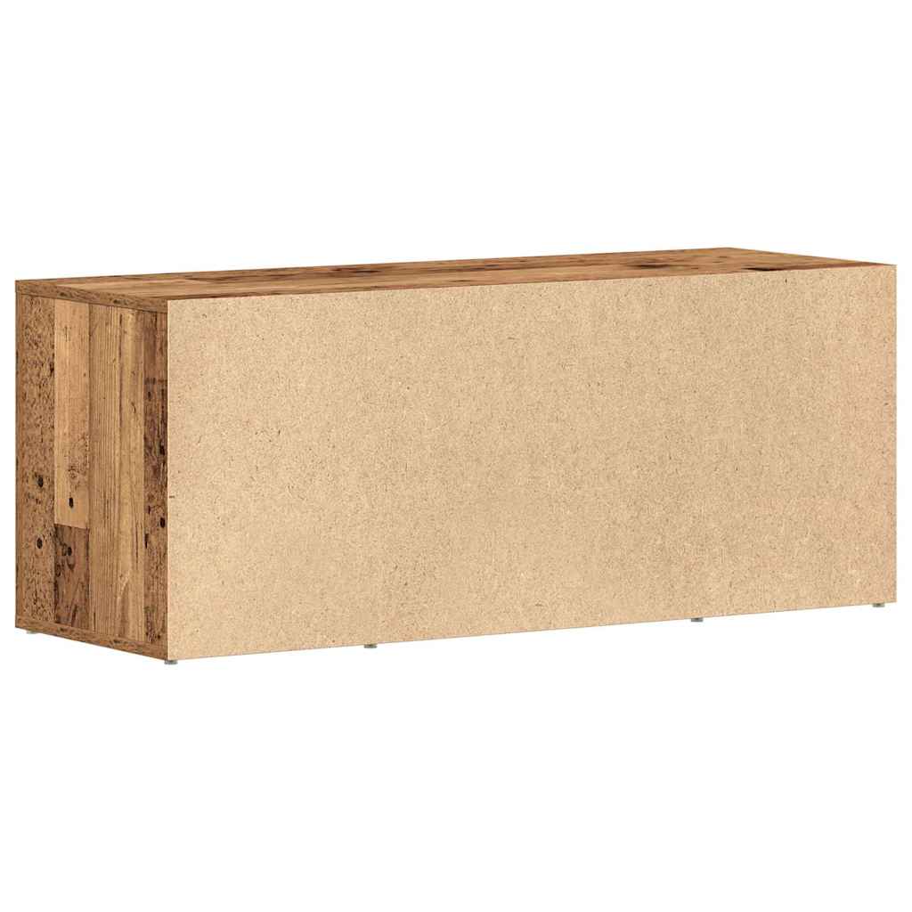 TV-skab 100 x 35 x 40 cm Gammelt træ Konstrueret træ