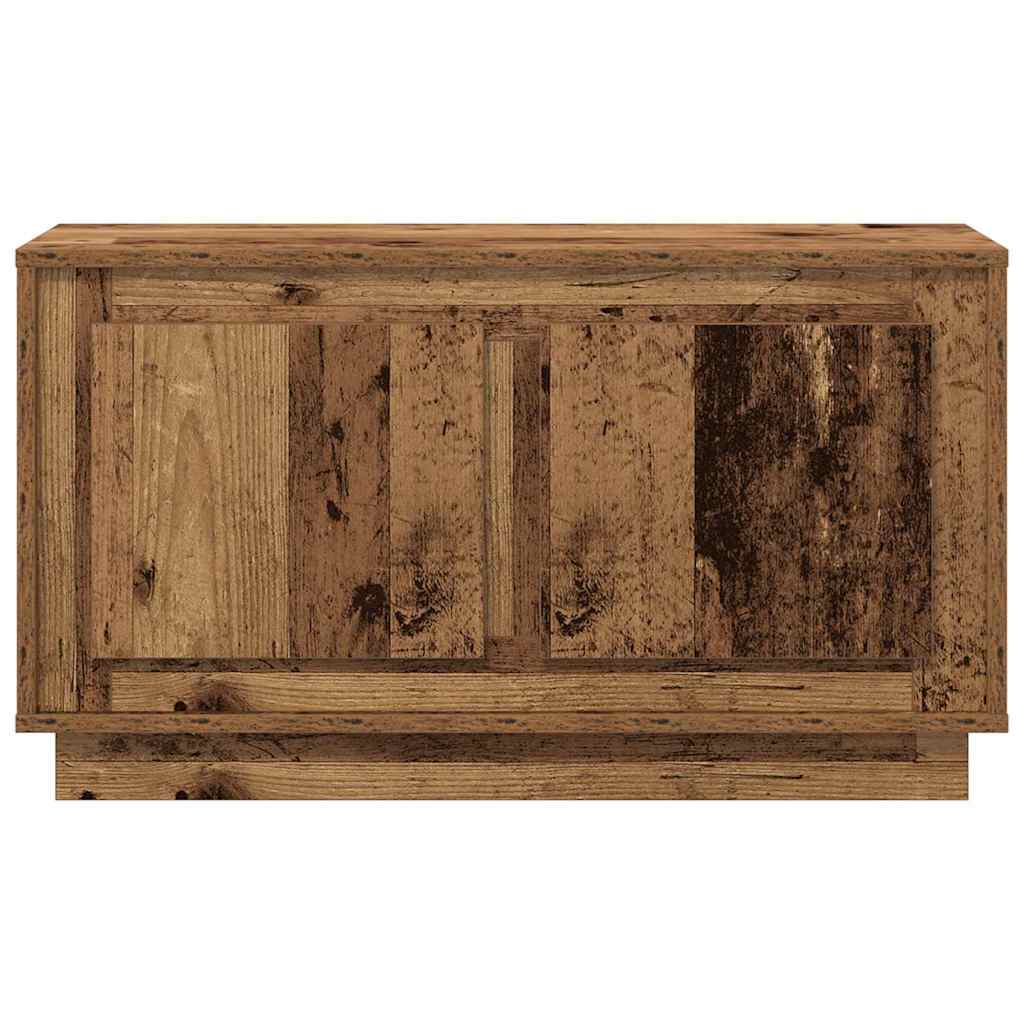 TV-skab 80 x 35 x 45 cm Gammelt træ Konstrueret træ