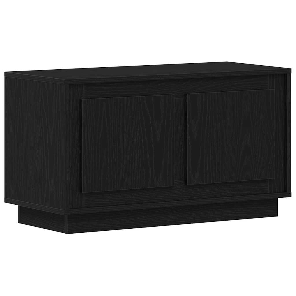 TV-skab 80 x 35 x 45 cm Sort eg Konstrueret træ