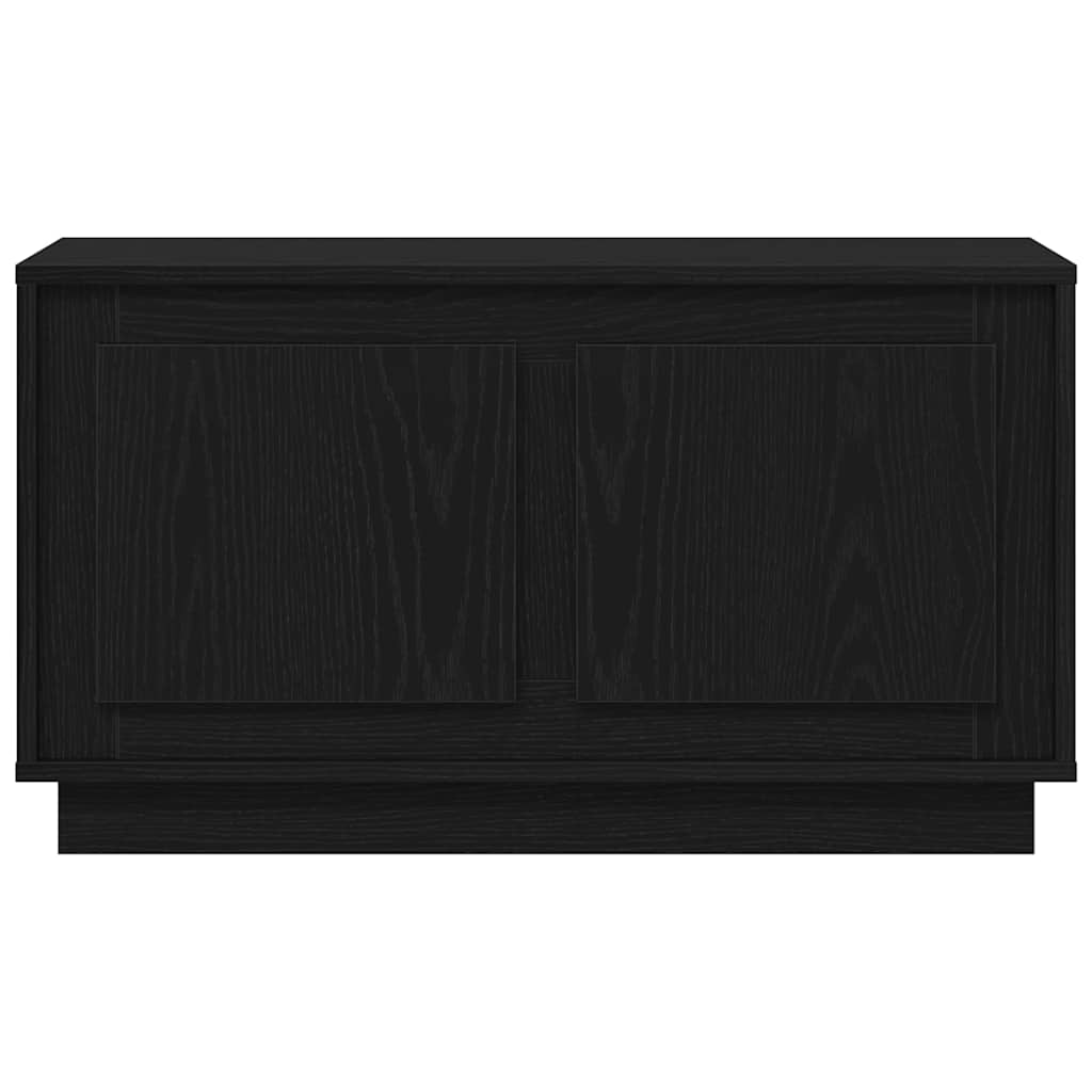 TV-skab 80 x 35 x 45 cm Sort eg Konstrueret træ