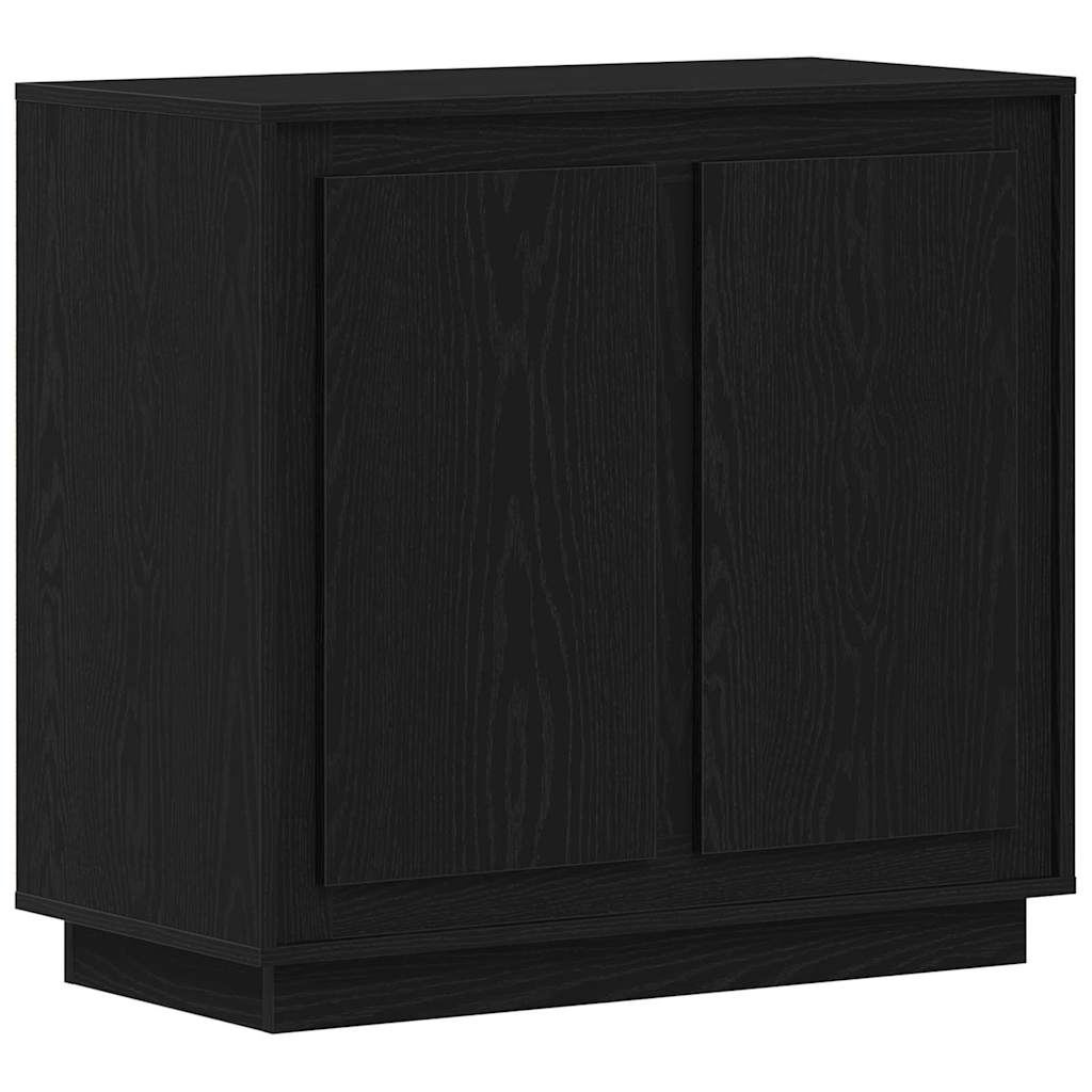 Sideboard Sort eg 80 x 40 x 75 cm Konstrueret træ