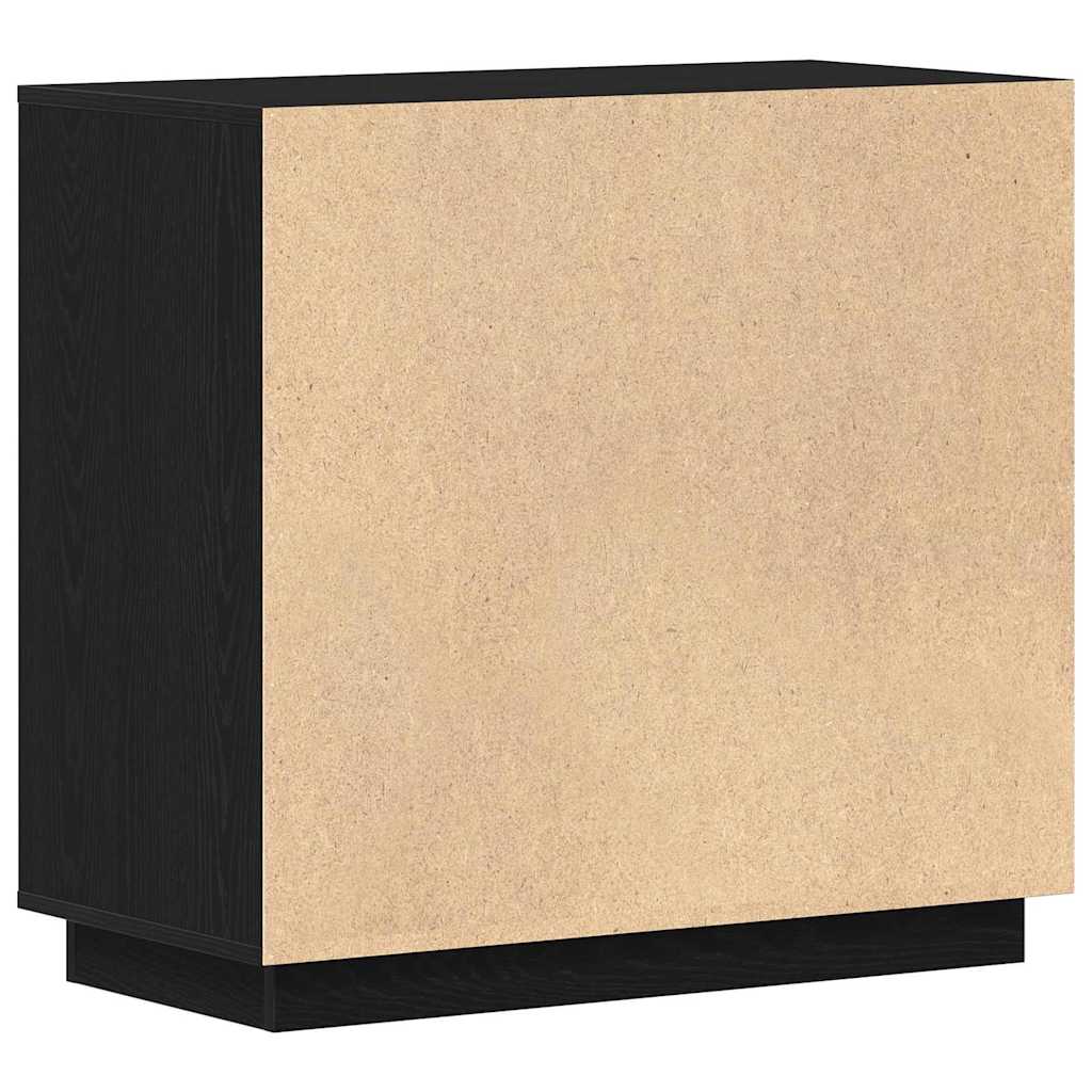 Sideboard Sort eg 80 x 40 x 75 cm Konstrueret træ