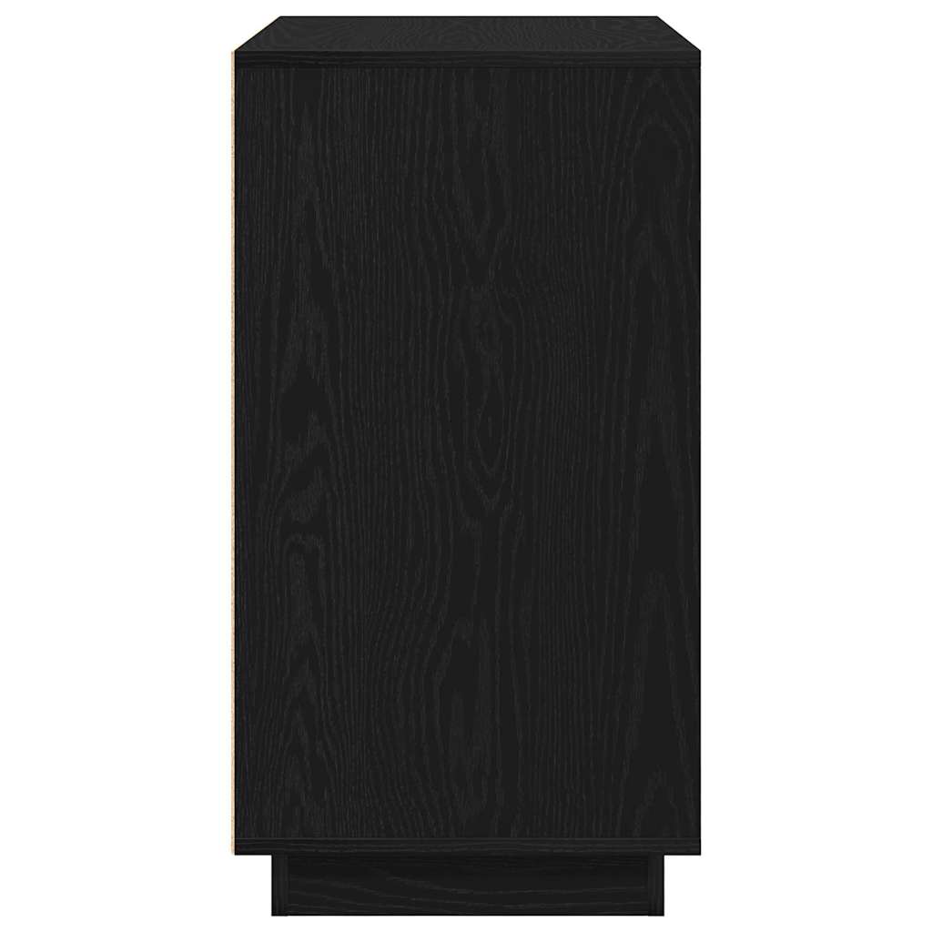 Sideboard Sort eg 80 x 40 x 75 cm Konstrueret træ