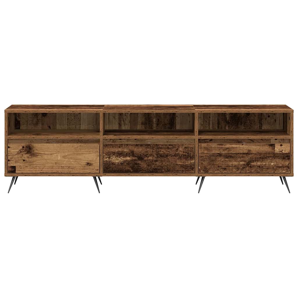 TV-skab 150 x 30 x 44,5 cm Gammelt træ Konstrueret træ