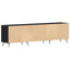 TV-skab 150 x 30 x 44,5 cm Sort eg Konstrueret træ