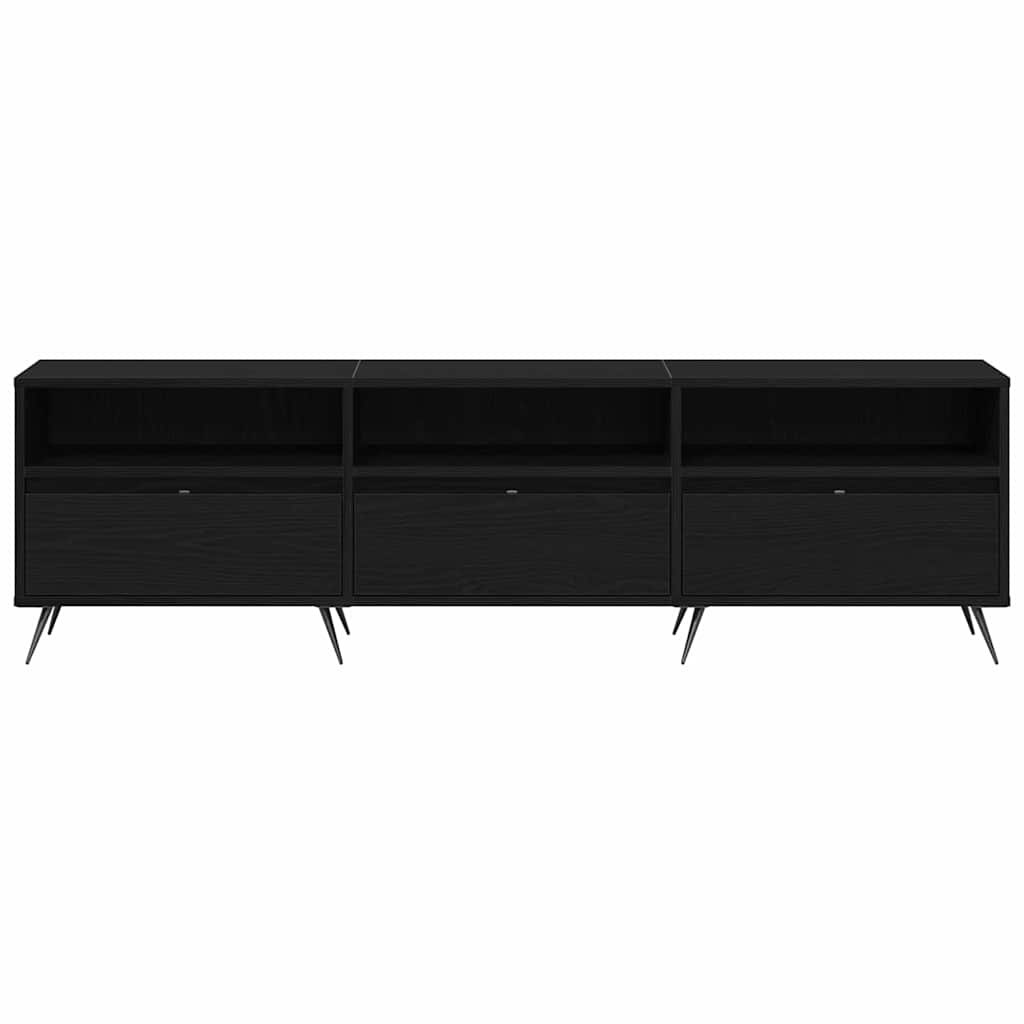 TV-skab 150 x 30 x 44,5 cm Sort eg Konstrueret træ