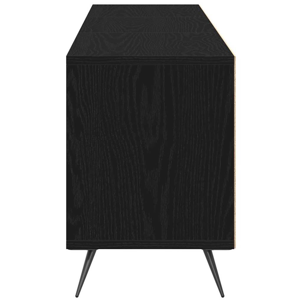 TV-skab 150 x 30 x 44,5 cm Sort eg Konstrueret træ