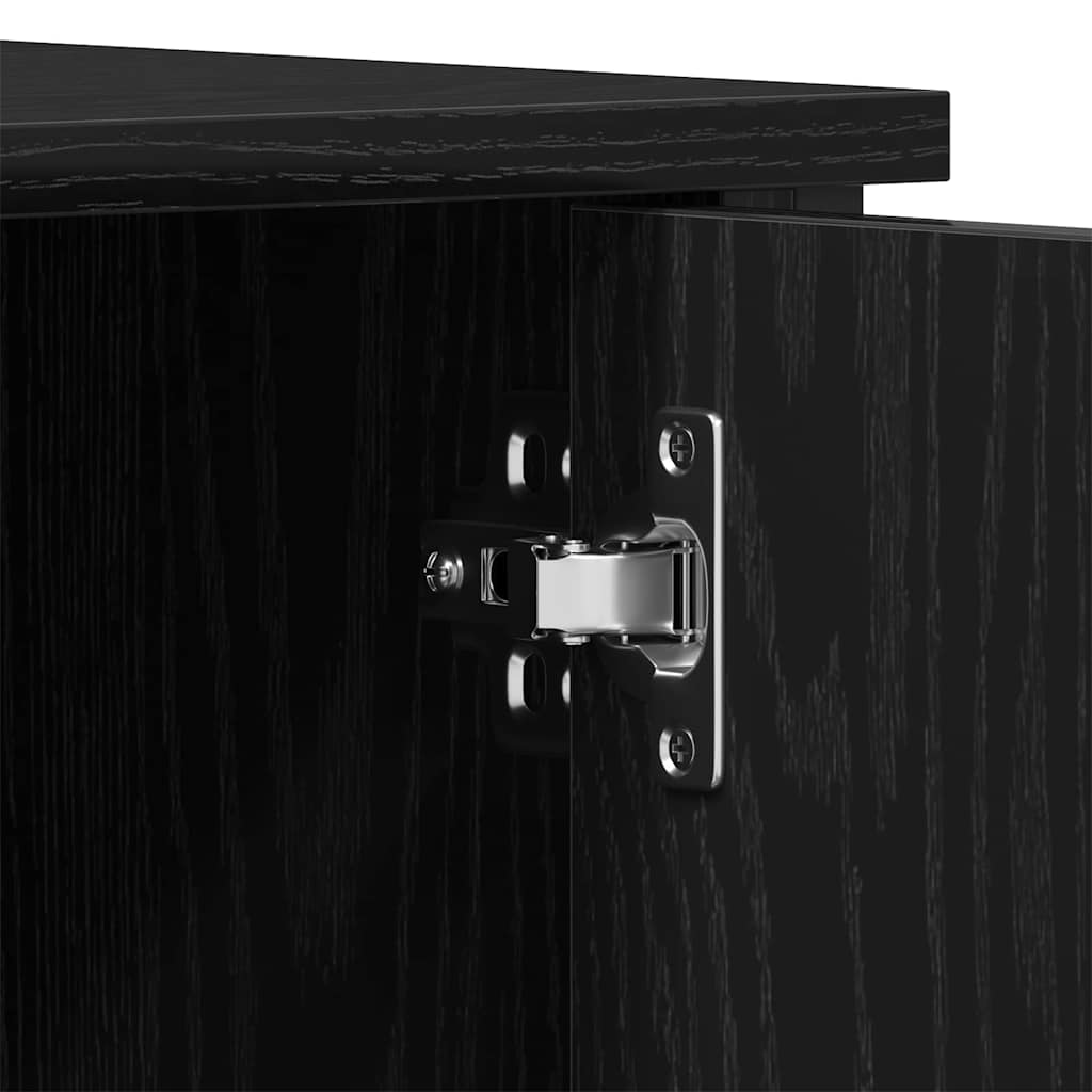 TV-skab 100 x 40 x 50 cm Sort eg Konstrueret træ