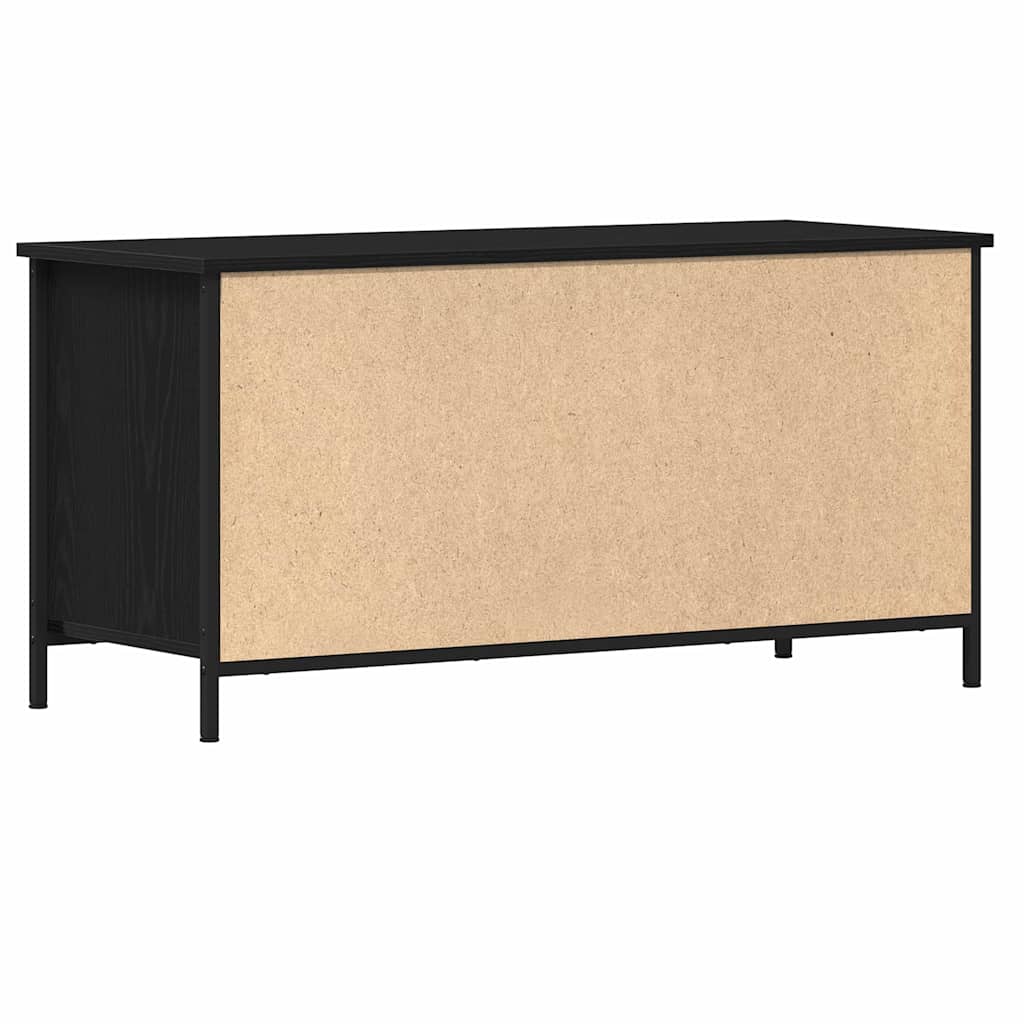 TV-skab 100 x 40 x 50 cm Sort eg Konstrueret træ