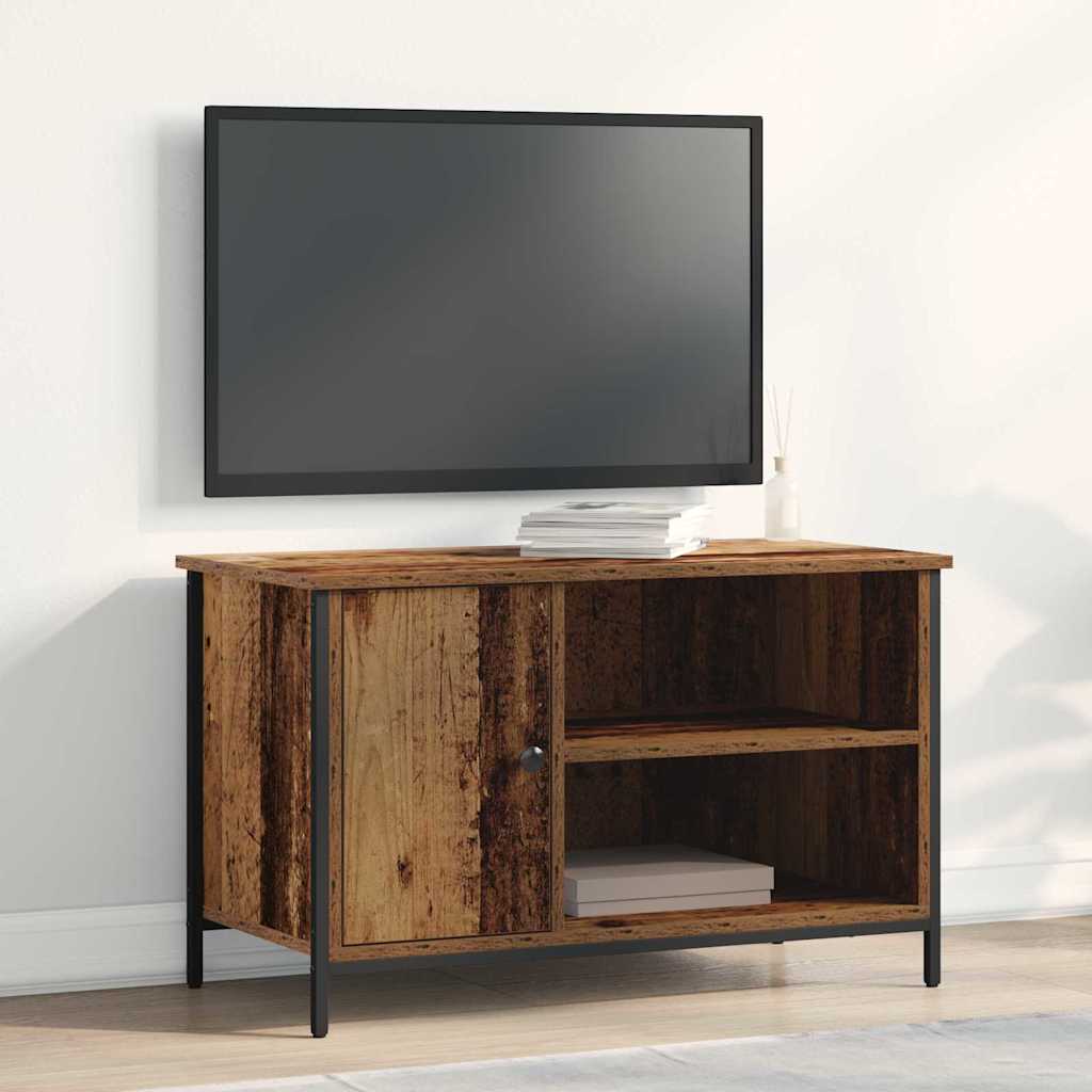 TV-skab 80 x 40 x 50 cm Gammelt træ Konstrueret træ