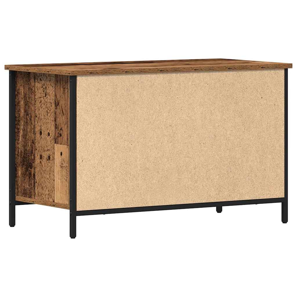 TV-skab 80 x 40 x 50 cm Gammelt træ Konstrueret træ