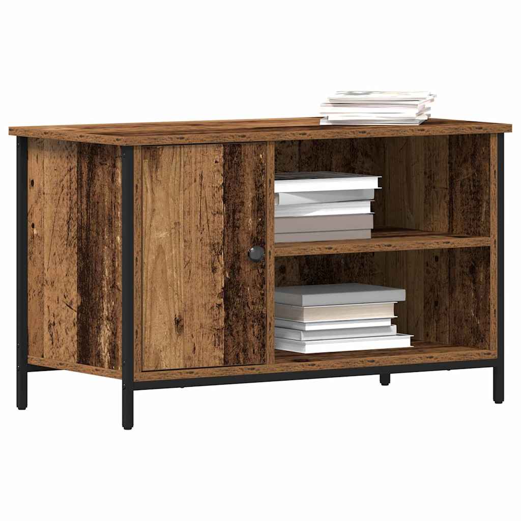 TV-skab 80 x 40 x 50 cm Gammelt træ Konstrueret træ