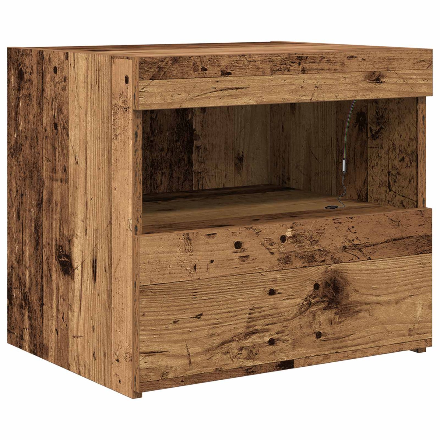 Natskab Gammelt træ 50 x 40 x 45 cm Konstrueret træ