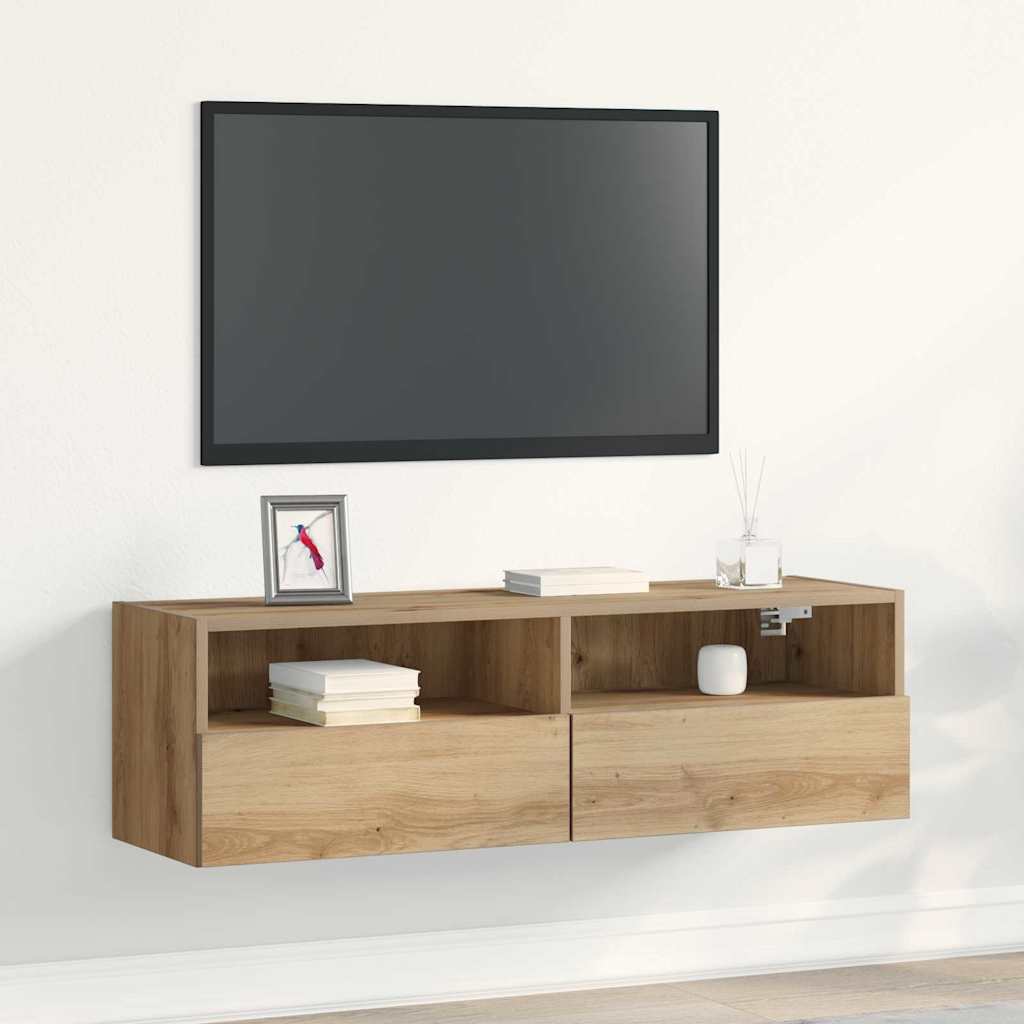 TV vægskab 100 x 30 x 30 cm artisan eg Konstrueret træ
