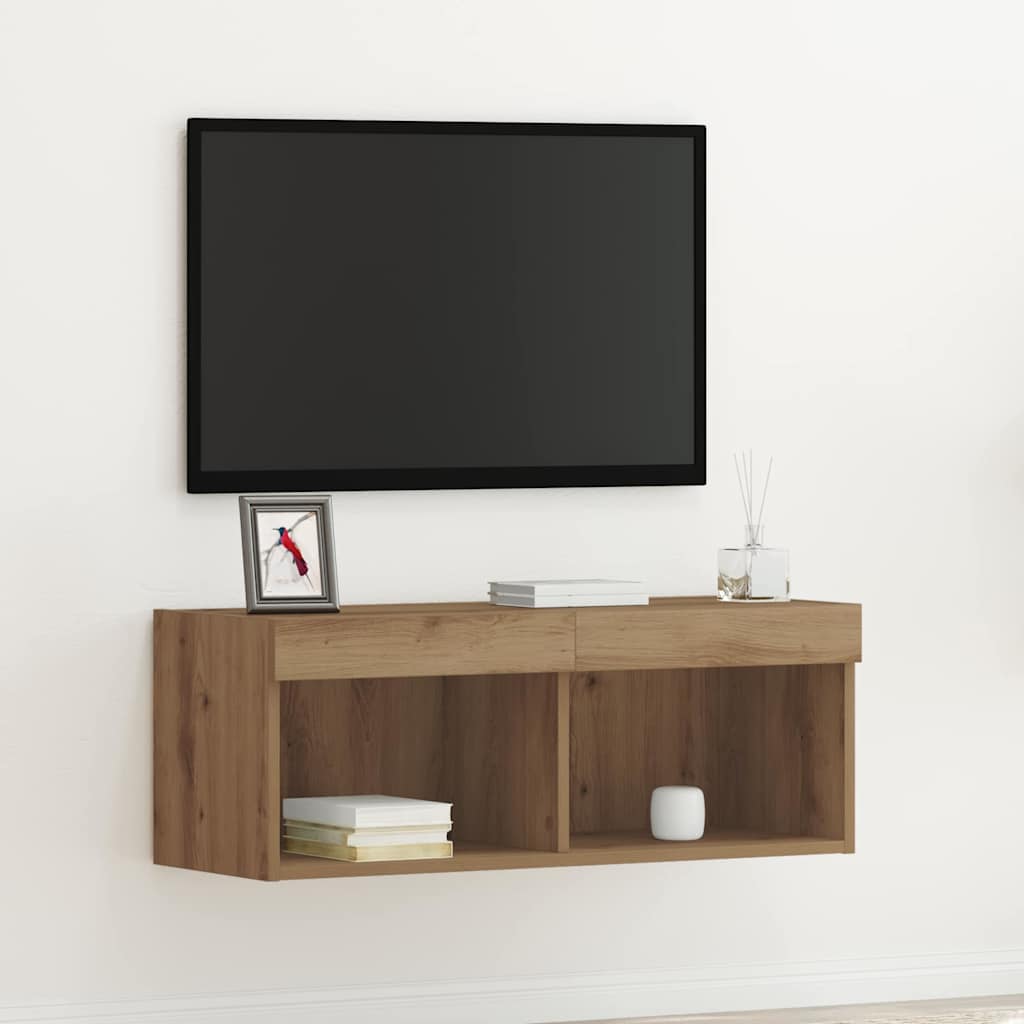 TV-møbelsæt 80 x 30 x 30 cm artisan eg Konstrueret træ