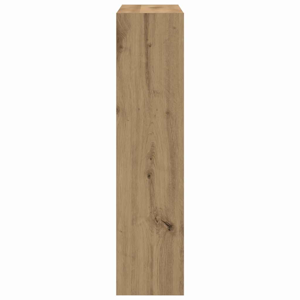 Sko skab 80 x 21 x 87,5 cm Konstrueret træ Røget eg