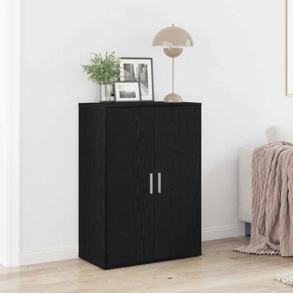Sideboard Sort eg 60 x 31 x 84 cm Konstrueret træ