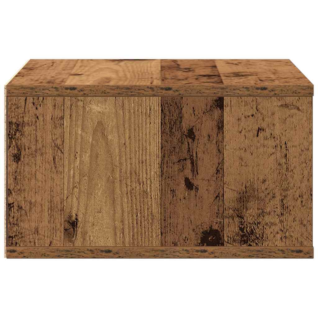 Printerstand Gammelt træ 49 x 40 x 22,5 cm Konstrueret træ