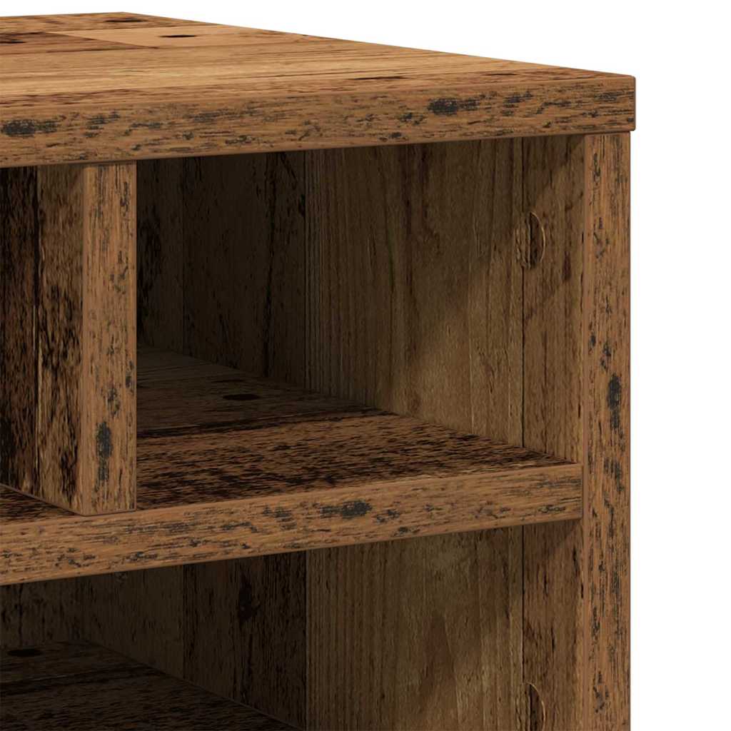 Printerstand Gammelt træ 40 x 32 x 22,5 cm Konstrueret træ