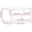 Printerstand Gammelt træ 40 x 32 x 22,5 cm Konstrueret træ