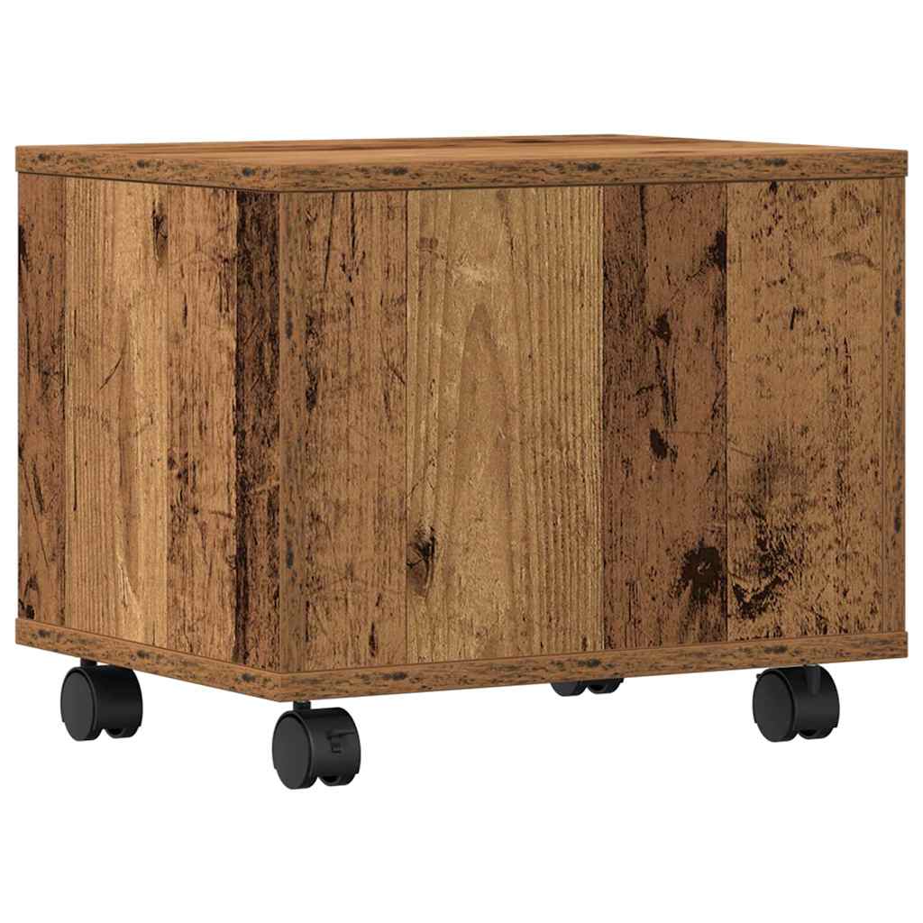 Printerstand Gammelt træ 41 x 32 x 34,5 cm Konstrueret træ