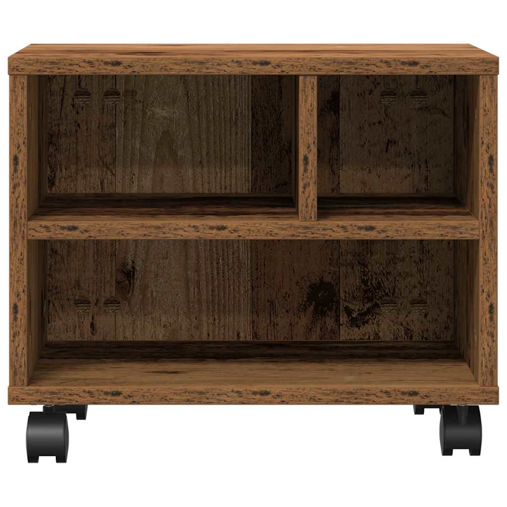 Printerstand Gammelt træ 41 x 32 x 34,5 cm Konstrueret træ