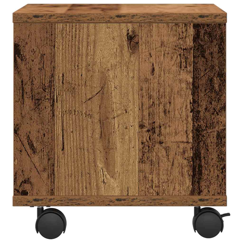 Printerstand Gammelt træ 41 x 32 x 34,5 cm Konstrueret træ