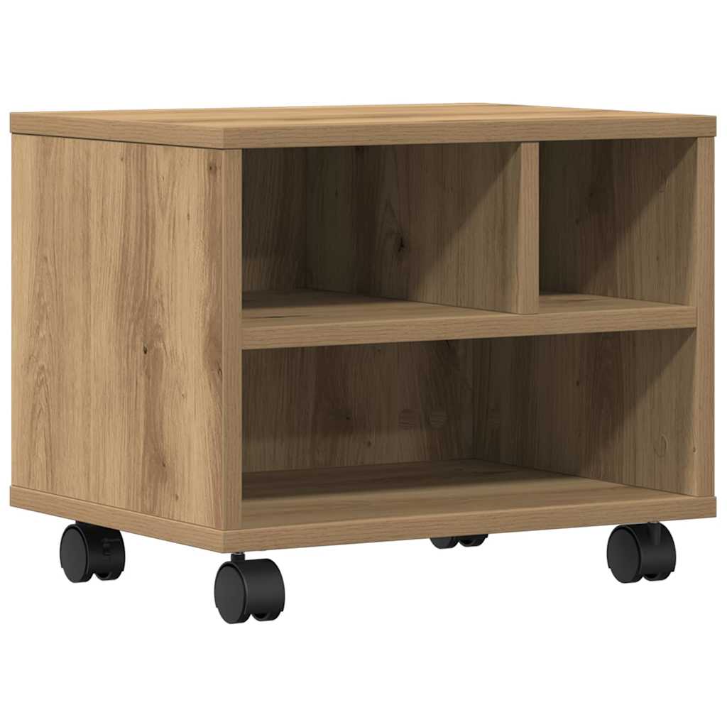 Printerstand Artisan Egetræ 41 x 32 x 34,5 cm Konstrueret træ