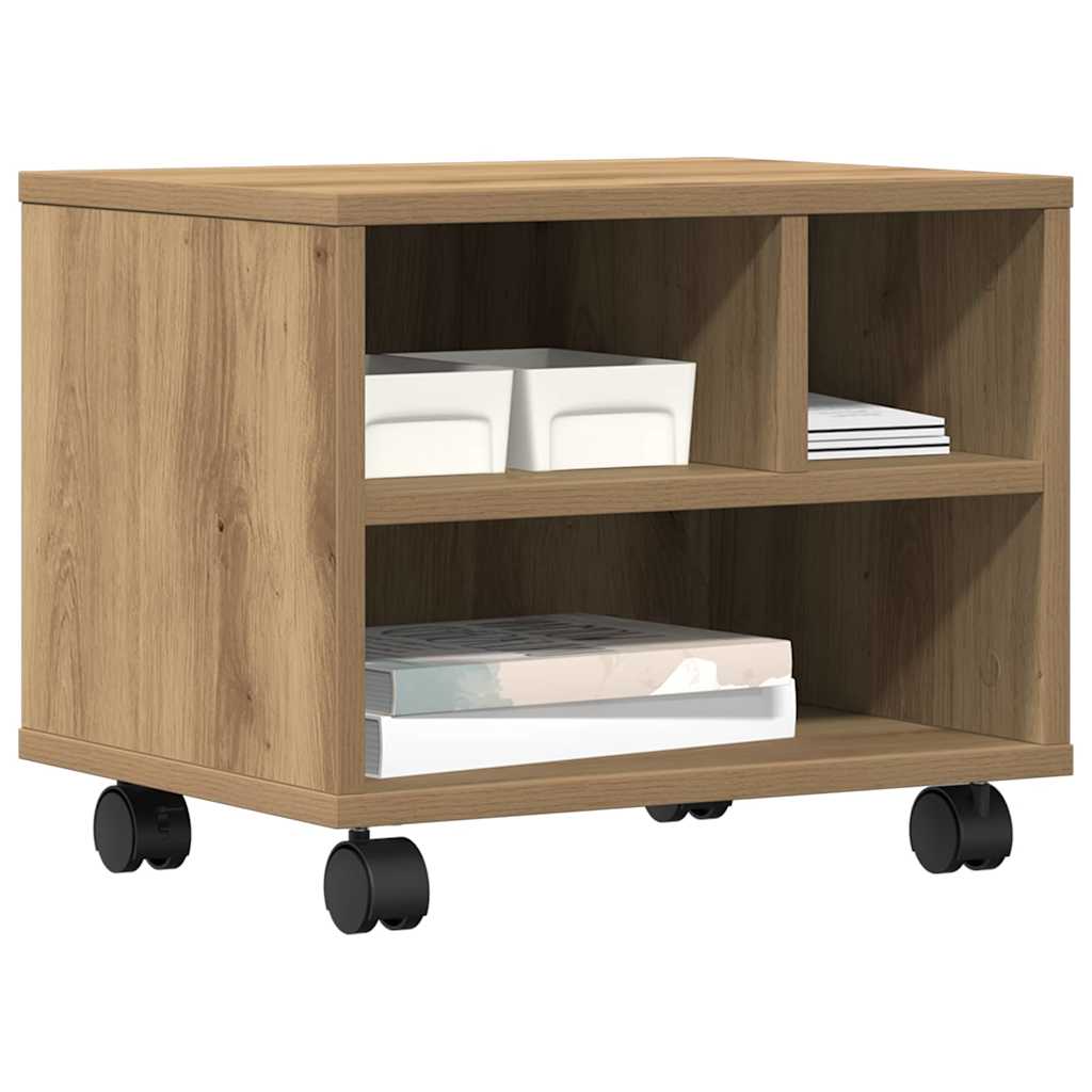 Printerstand Artisan Egetræ 41 x 32 x 34,5 cm Konstrueret træ