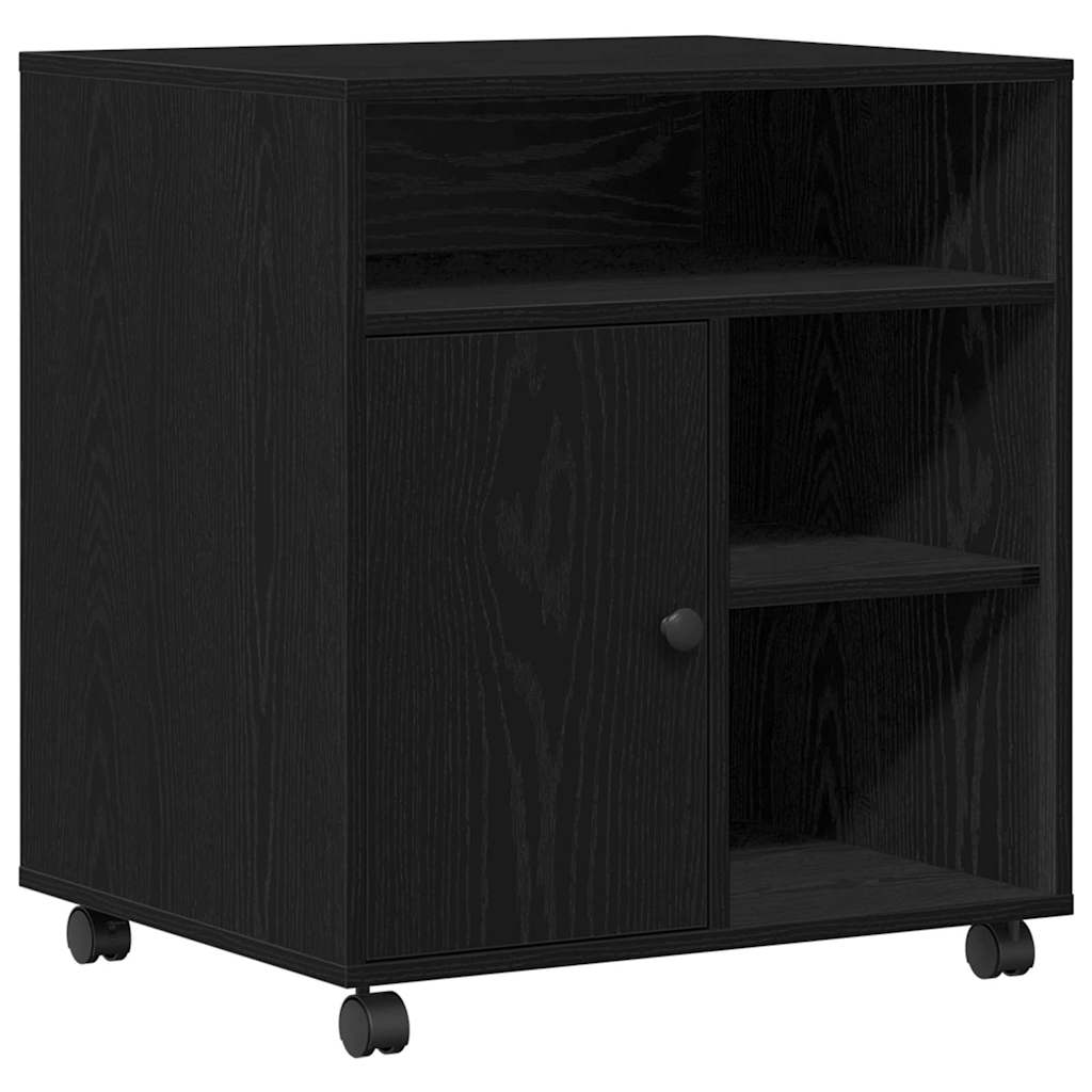 Printerstand Sort eg 60 x 50 x 67 cm Konstrueret træ