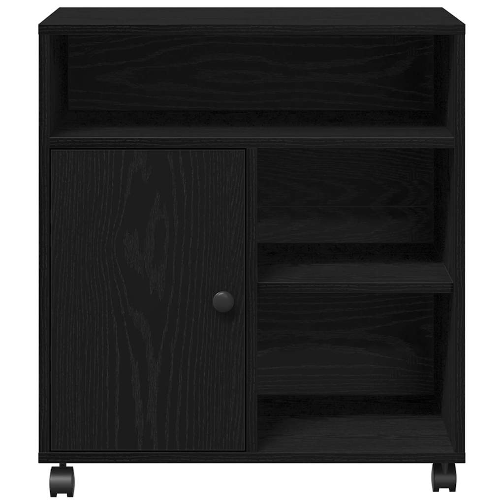 Printerstand Sort eg 60 x 50 x 67 cm Konstrueret træ