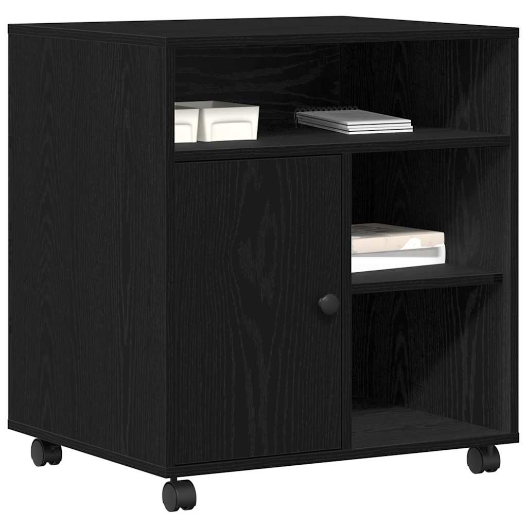 Printerstand Sort eg 60 x 50 x 67 cm Konstrueret træ