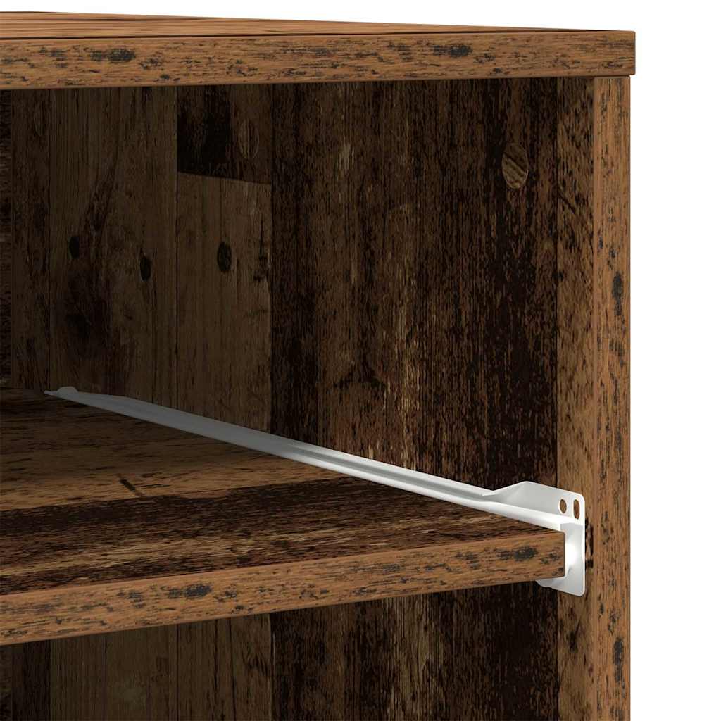 Printerstand Gammelt træ 60 x 48 x 74 cm Konstrueret træ