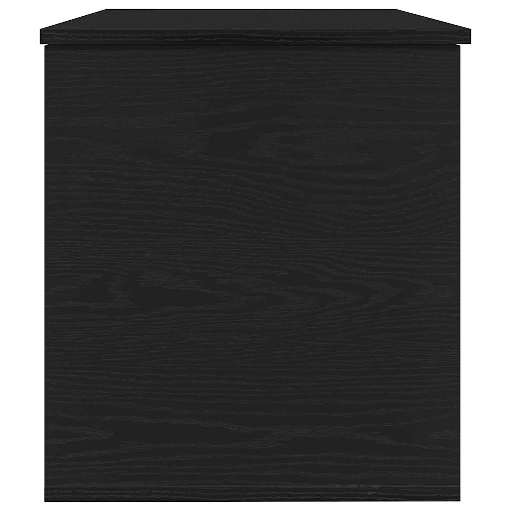 Opbevaringskasse Sort eg 100 x 42 x 46 cm Konstrueret træ