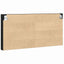 Display Skab Vægmonteret Sort eg 100 x 8,5 x 50 cm