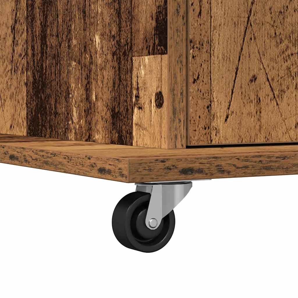 Podium Gammelt træ Konstrueret træ 55 x 55 x 107 cm