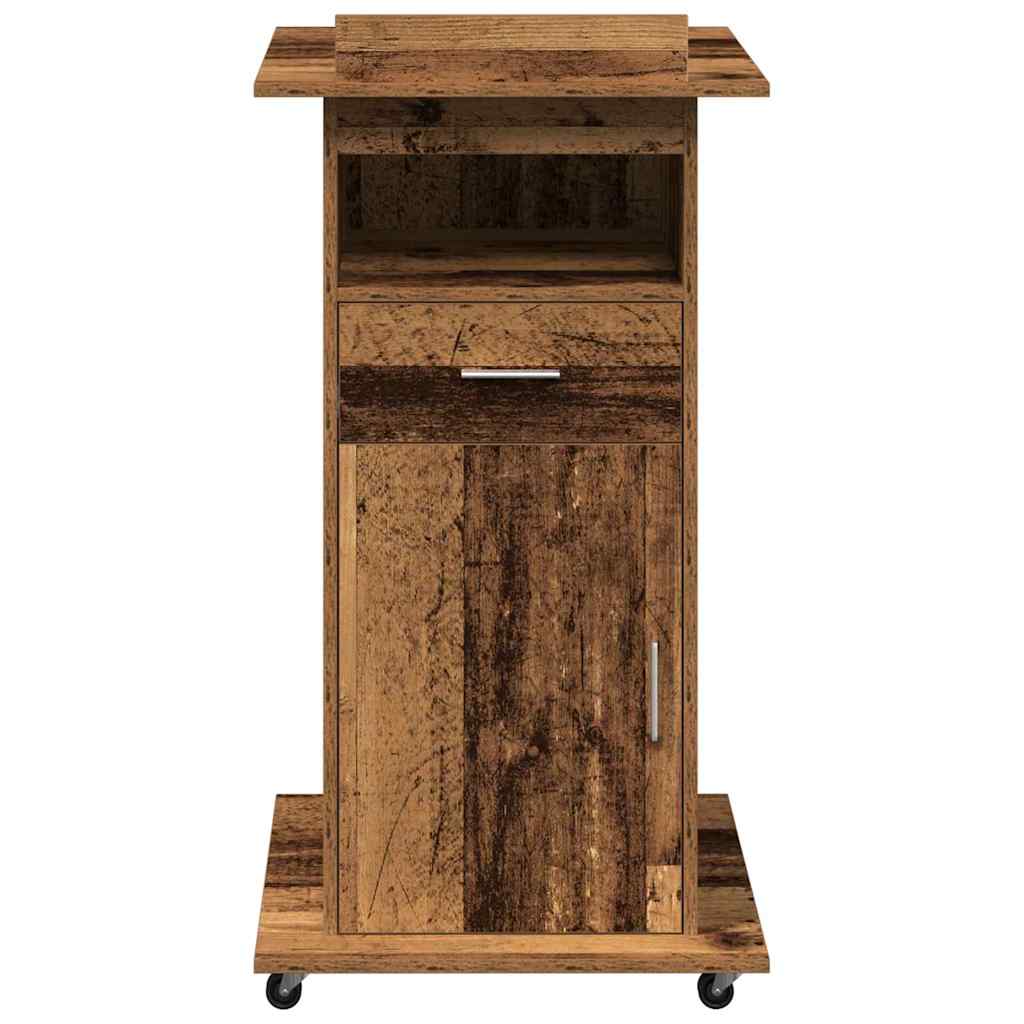 Podium Gammelt træ Konstrueret træ 55 x 55 x 107 cm