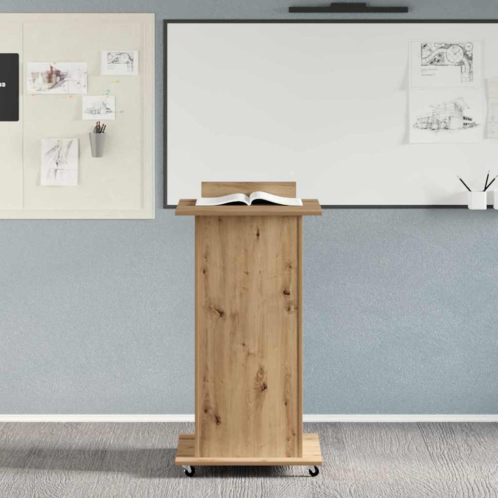 Podium Artisan Egetræ Konstrueret træ 55 x 55 x 107 cm
