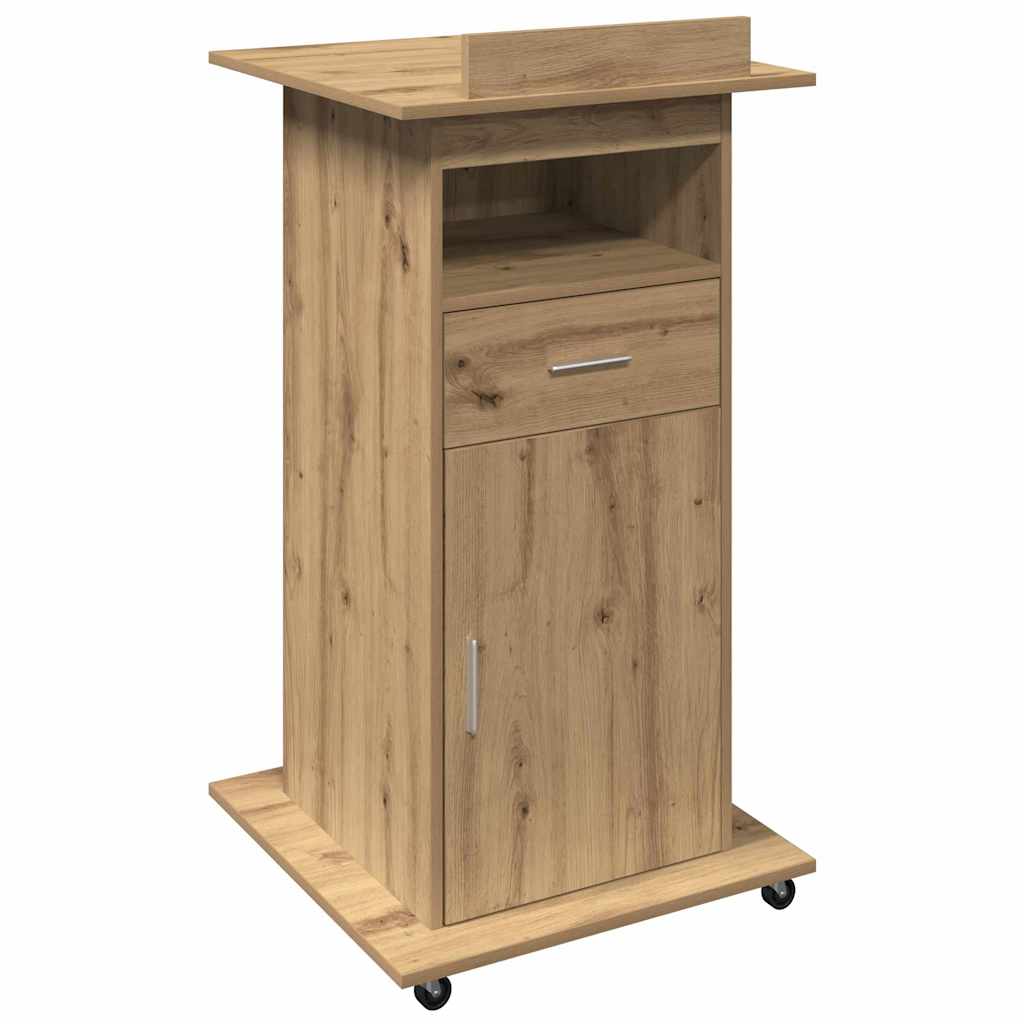 Podium Artisan Egetræ Konstrueret træ 55 x 55 x 107 cm