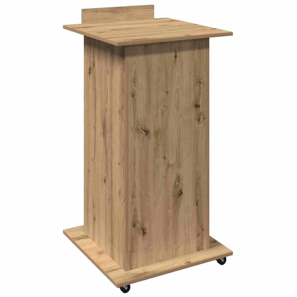 Podium Artisan Egetræ Konstrueret træ 55 x 55 x 107 cm