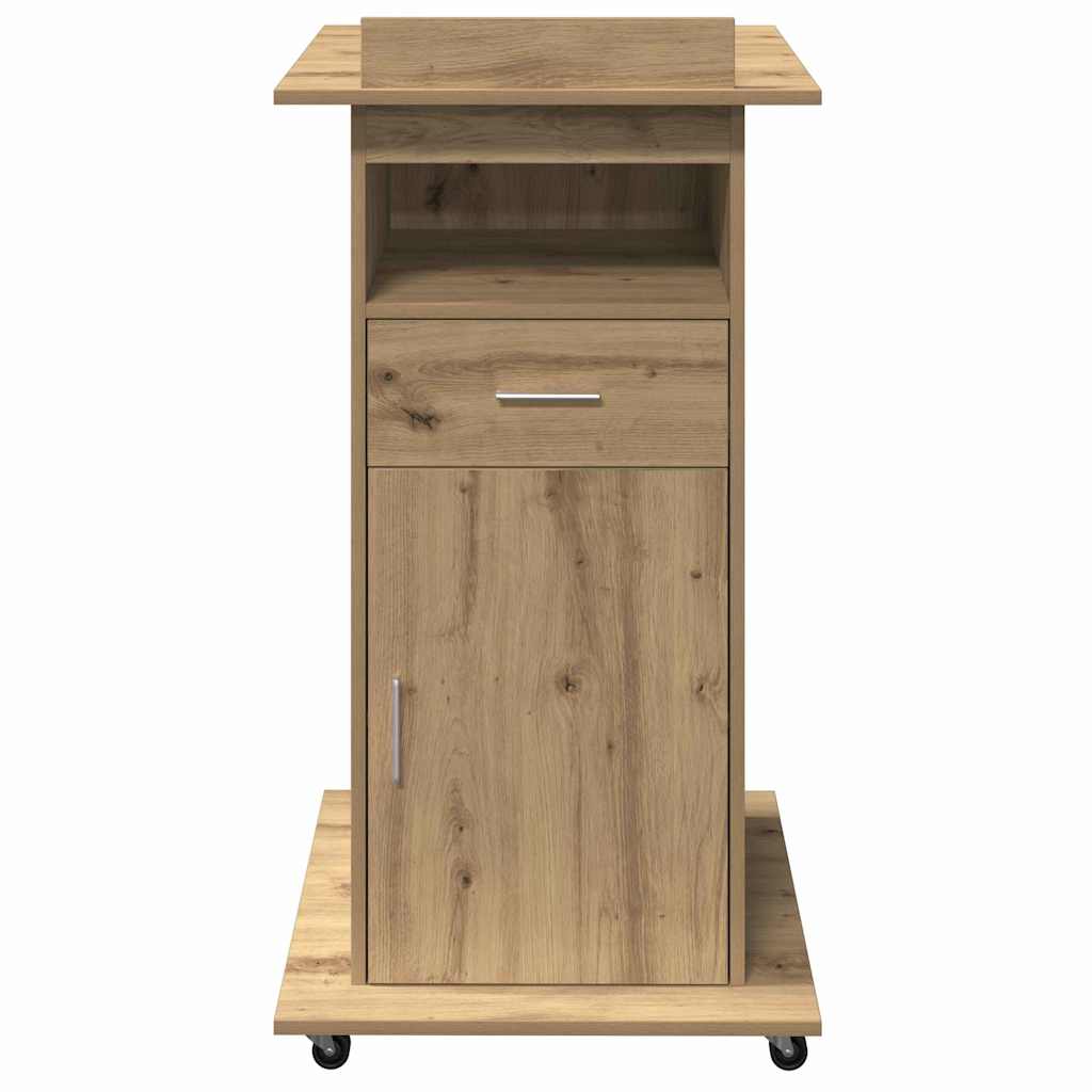 Podium Artisan Egetræ Konstrueret træ 55 x 55 x 107 cm