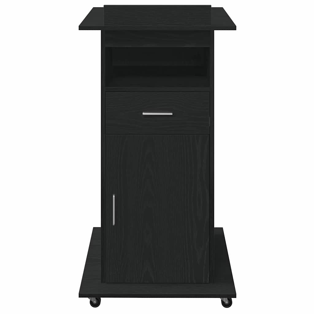 Podium Sort eg Konstrueret træ 55 x 55 x 107 cm