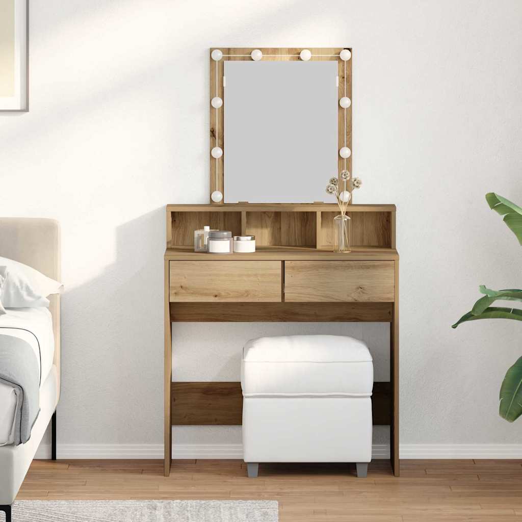 Dressingbord artisan eg 80 x 41 x 144,5 cm Konstrueret træ