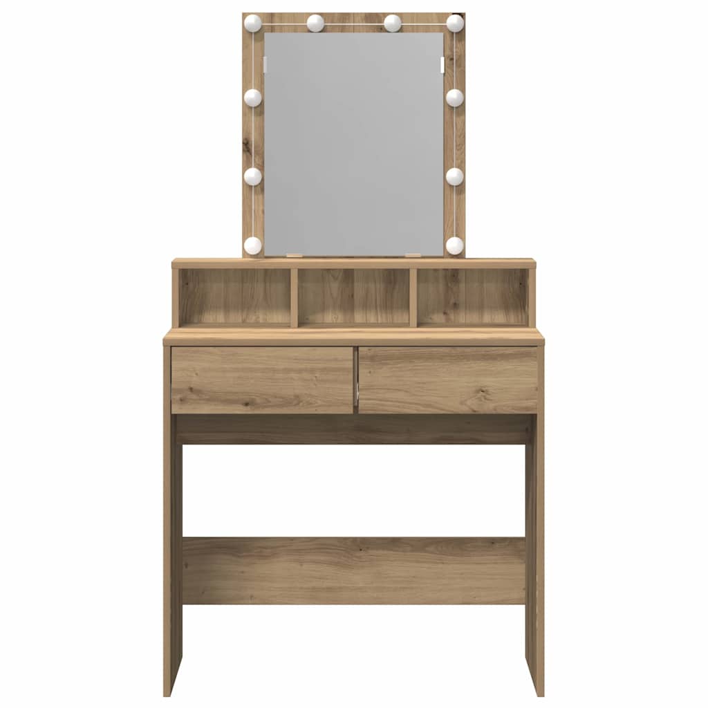 Dressingbord artisan eg 80 x 41 x 144,5 cm Konstrueret træ